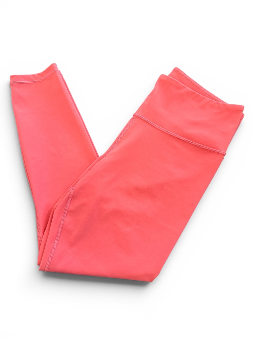 Athleta Elation 7/8 Tight Leggings Coral High Rise Yoga Athletic M
